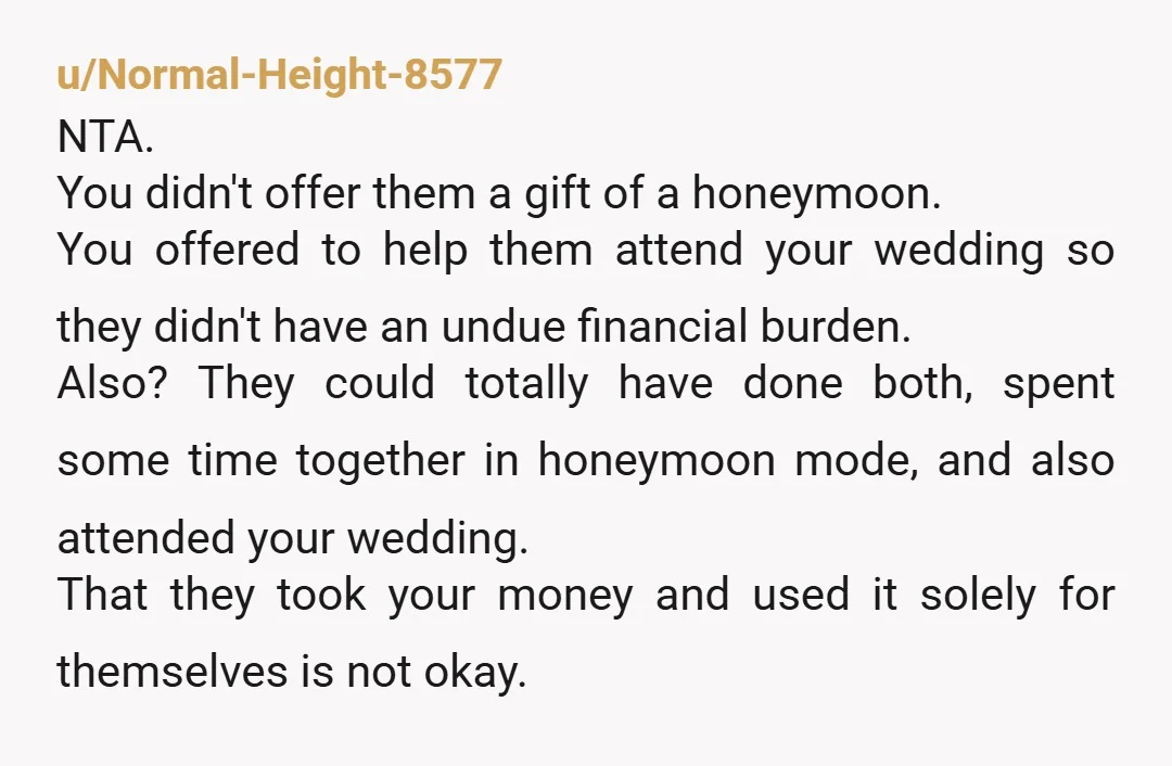 u/lord_de_heer 2300 dollar is a lot of money, but at least you now know that Gemma and John are a pair of asses. I'd just remove all connection with them...