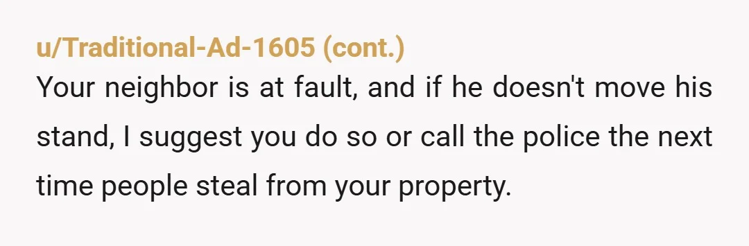 u/sparklyspooky NTA. Clear it out. Every time they put something in, take it out claiming you need it because of the thieves. I'm sure you could swing by 3 times...