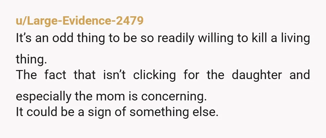 u/terrika_has_spoken Why did the mom lie to her? This situation is far from over and that isn’t your friend.