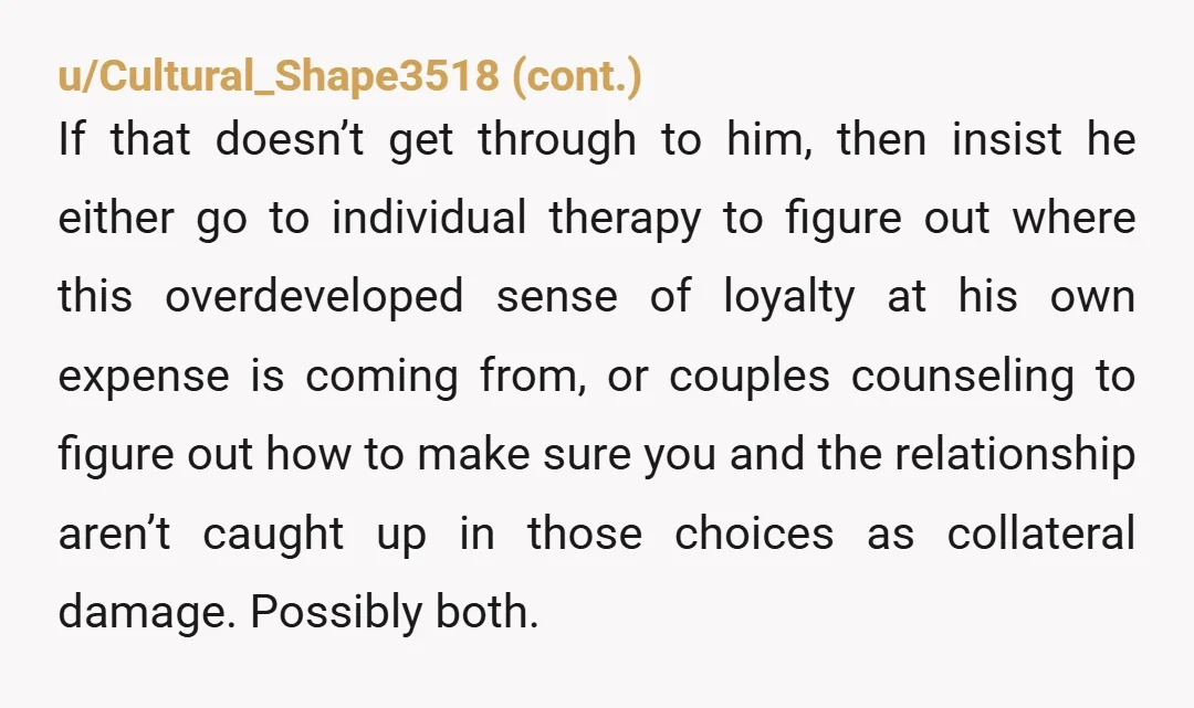 u/frandiam It sounds like he cares more about the paralegals than he does about you. Maybe a bit of a hero complex? He has already sacrificed his future earnings and...