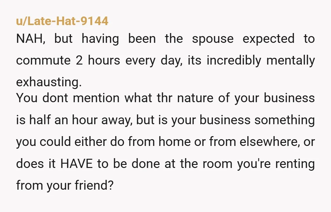 u/Ok_Homework_7621 YTA You don't want to move because you were born there, but your spouse is supposed to come before your family of origin, that's what you chose when you...