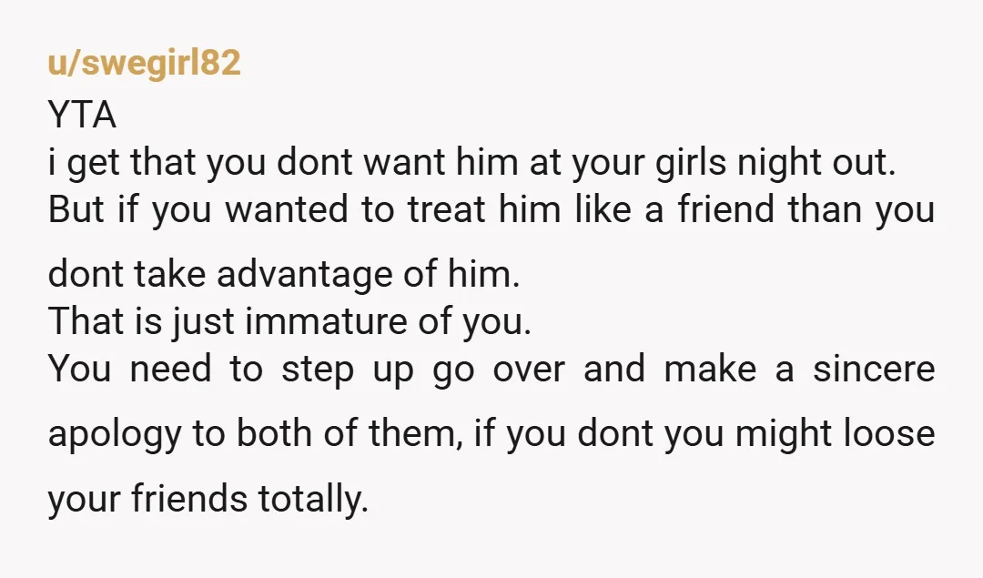 u/burritoinfinity Yeah YTA. This was pretty hard to read, but "he can be helpful to me too" gives off extreme narcissist vibes. You would have been better off being honest...