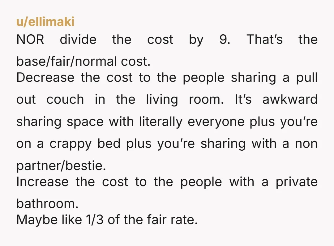 u/KiriYogi
They NEED the room, then they NEED to pay more. You and Ross might want to rent a near by hotel and save your backs.