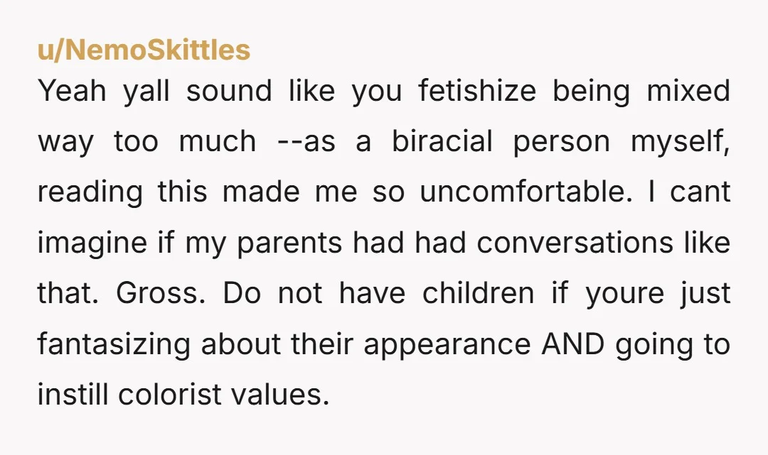 u/Purrtymeow04
Seems like both of you are obssessed with with skin colors, grow up