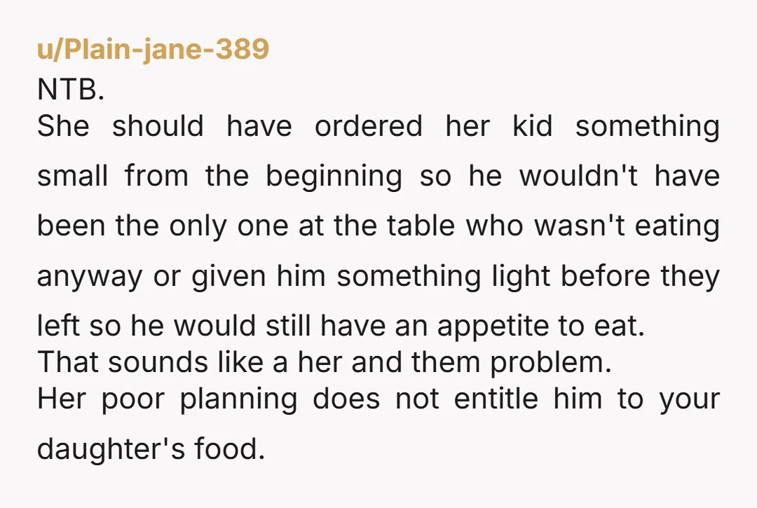 u/yungdaughter That little boy is gonna turn into a very selfish child. I also don’t think you really needed to bring it up again to your daughter. You asked if...