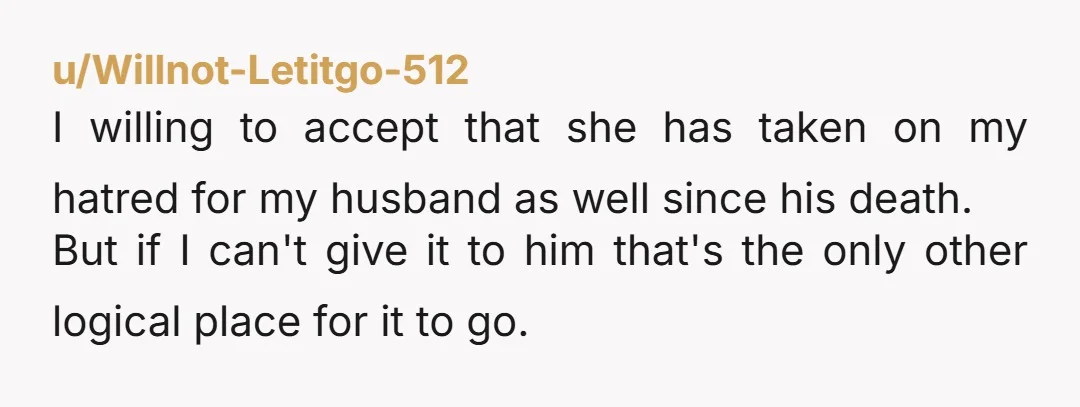 u/Beginning_Cow_972
You're NTA at all for not wanting to see that woman. So sorry you've gone through this.