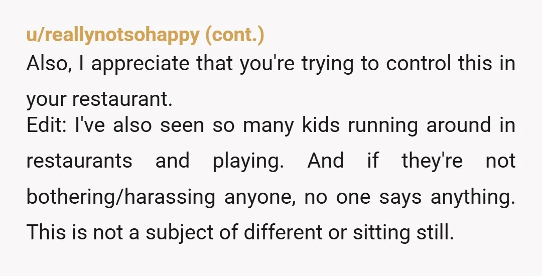 u/ltek4nz
NTA.
ADHD dad to ADHD children.
It's amazing how many parents use autism and ADHD as excuses to not parent at all.