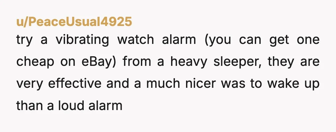 u/PurpleEmotional1401 You misled her by not telling her you get up extra early to go to the gym, so YTA. If it's only your alarm that's bothering her, get yourself...