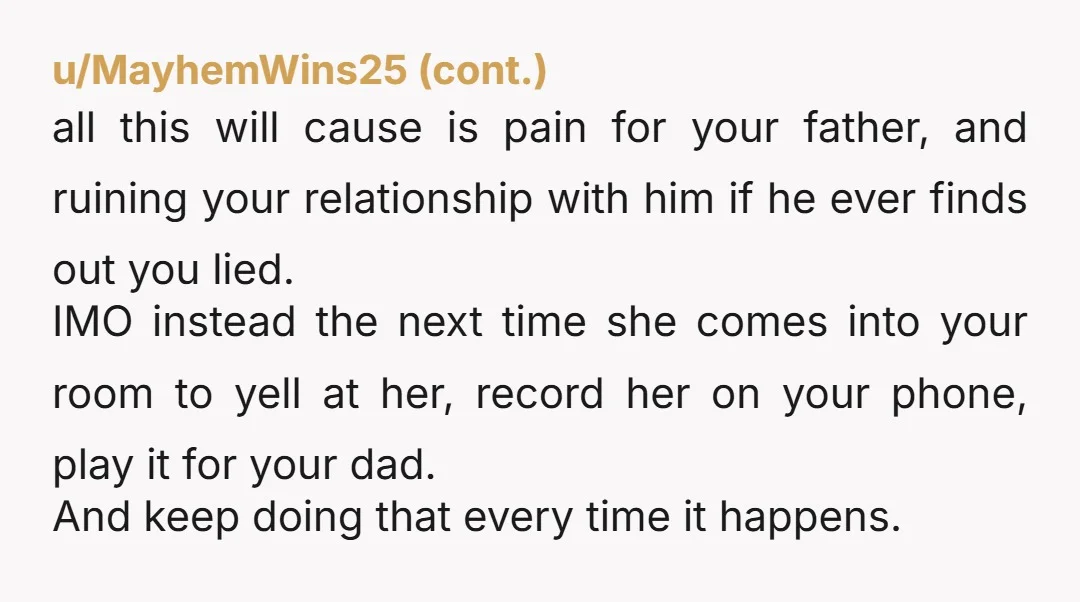 u/Expert-Macaroon-6042 I don't feel right saying YTA because it seems like this woman is a little cruel and I understand being in a position where you feel like you have...