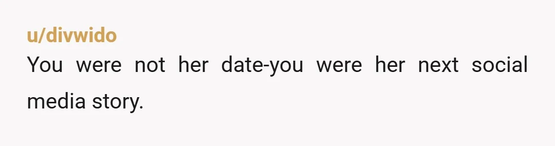 u/Little_Fig5267 Let's normalize walking away because something doesn't sit right. Please stop questioning if you were the AH.