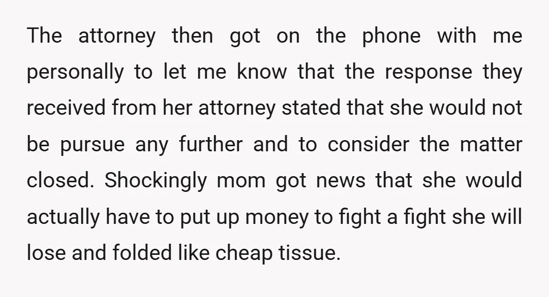 My girlfriend’s mother has contacted me and has informed me that she intends to sue me for equity in the home, claiming that she has proof that my girlfriend invested...