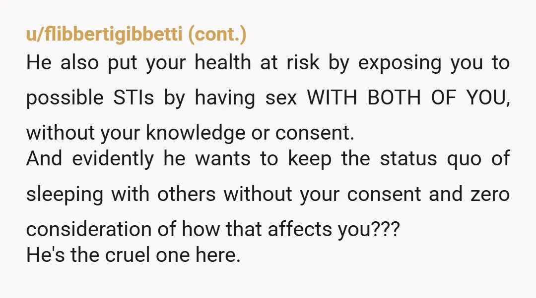 u/Which_Succotash_619 Why is not having sex a deal breaker for men. OP was recovering from a literal child birth. I swear to god the lack of empathy shown to women...