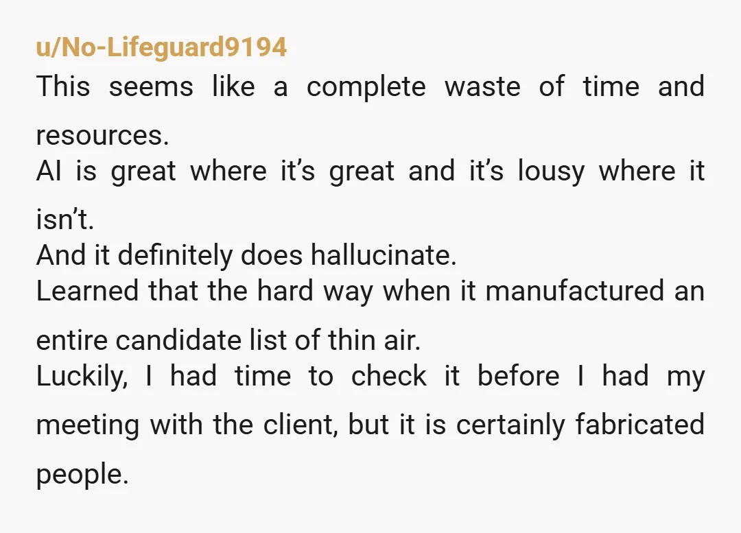 u/TRUEequalsFALSE
Clause, any AI, is not a "he", it is an "it." Make no mistake.