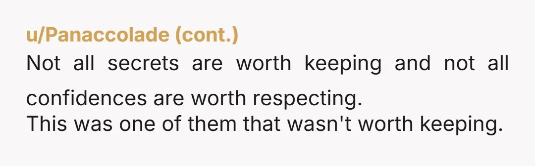 u/ImprovementHot3866 NTA! That is so audacious on her part to even suck you into that nonsense. I also really resent girls that lord being a “girl’s girl” over others without...