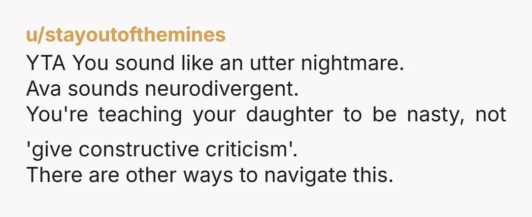 u/chlorinepeach It was really inappropriate for you to give the invitations for the teacher to hand out when one person is excluded, obviously YTA for that. If you’re leaving a...