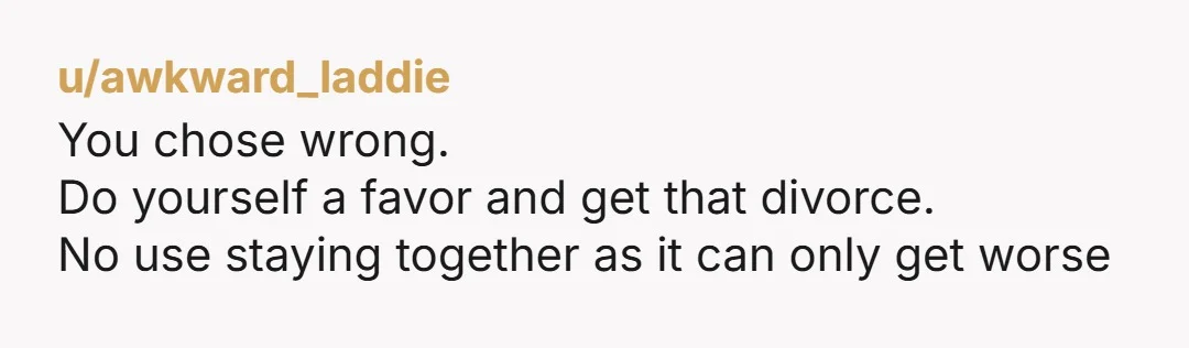 u/Tyler_s_Burden I’m guessing your wife was 100% obsessed with planning and executing your wedding, right? And now she needs something else to be obsessed over? Something that will explain the...
