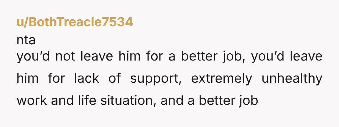 u/walking_you_home Your husband is the AH for not committing to the marriage the way he should be and letting his wife be mistreated. And your in-laws are the AH for...