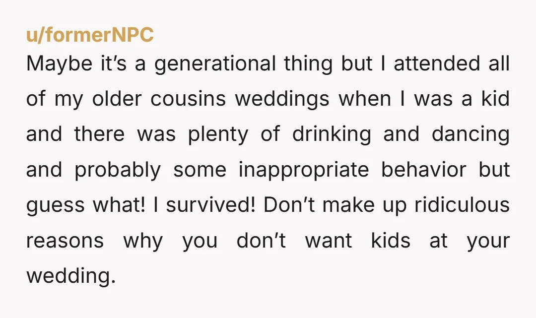 u/No-Loquat-2763 Do you BOTH want a child free wedding, or did you decide for the both of you? And do YOU have children on your side that aren't invited?