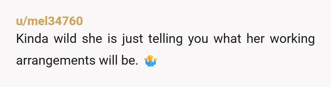 u/Embarrassed_Many9242 Just remember whatever you extend to her will need to be extended to the rest of the team if anyone is having child issues in the future or you...