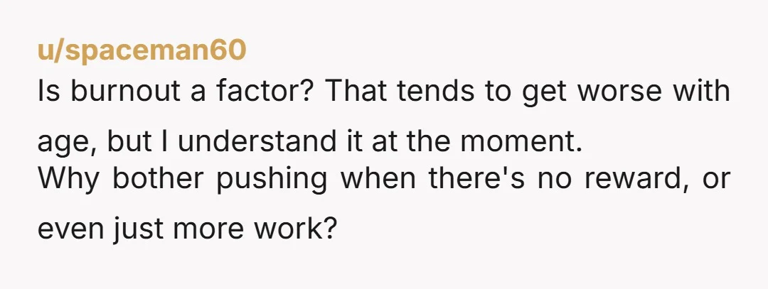 u/RedditVox Sweet summer children, if you work hard, they’ll still lay you off. If you slack, they’re going to lay you off. Why not slack?