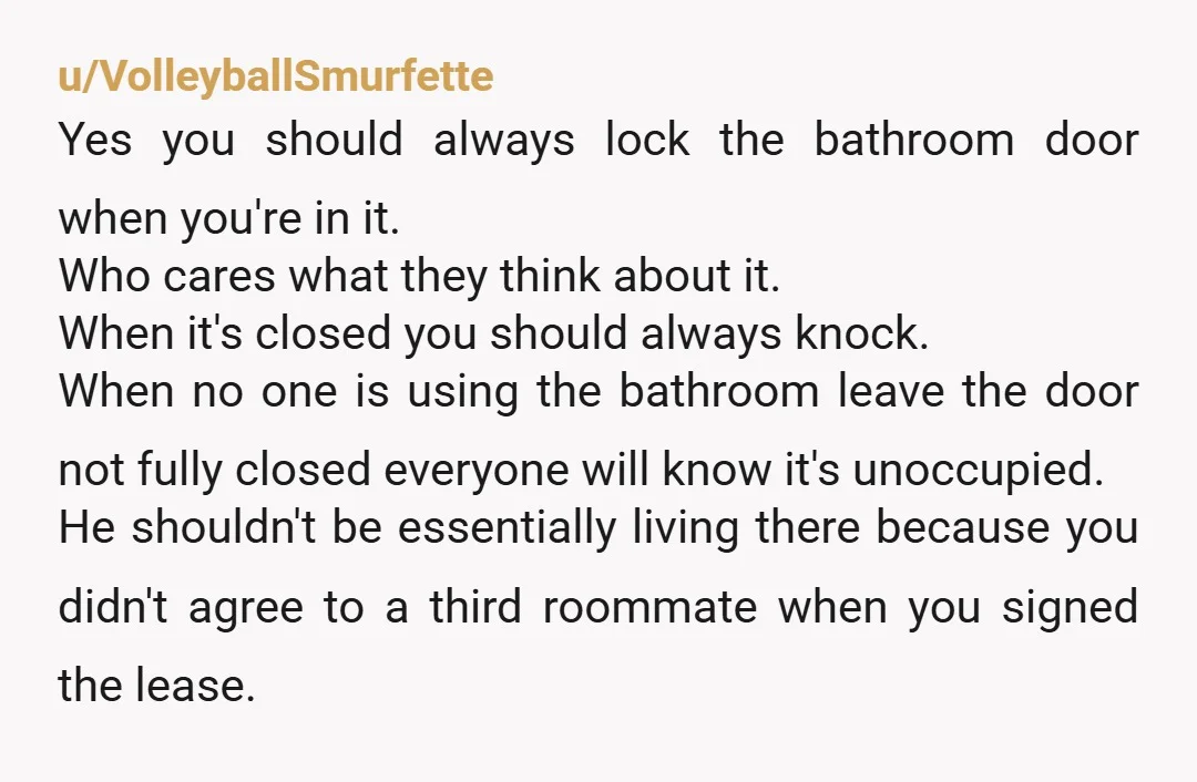 u/Psychological-Joke22 I think you should send your landlord an anonymous letter stating that a man is living in the apartment