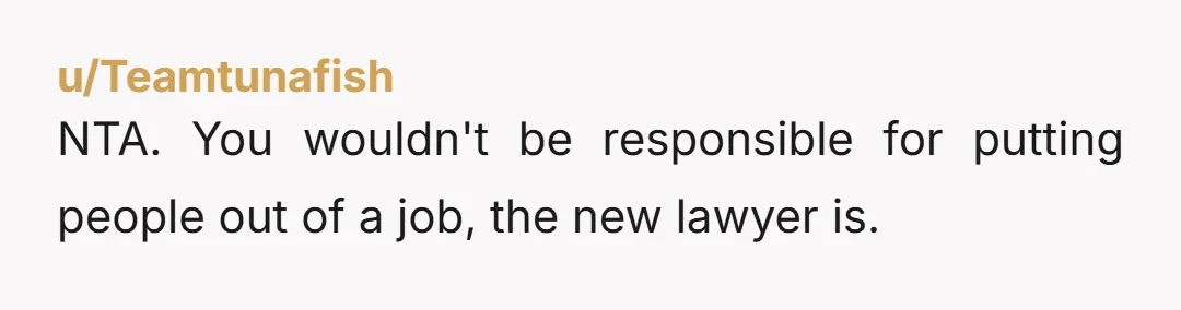 u/Cezzium There is a saying. Do not light yourself on fire to keep someone else warm. it is difficult to contemplate people being let go. As your partner asked you,...