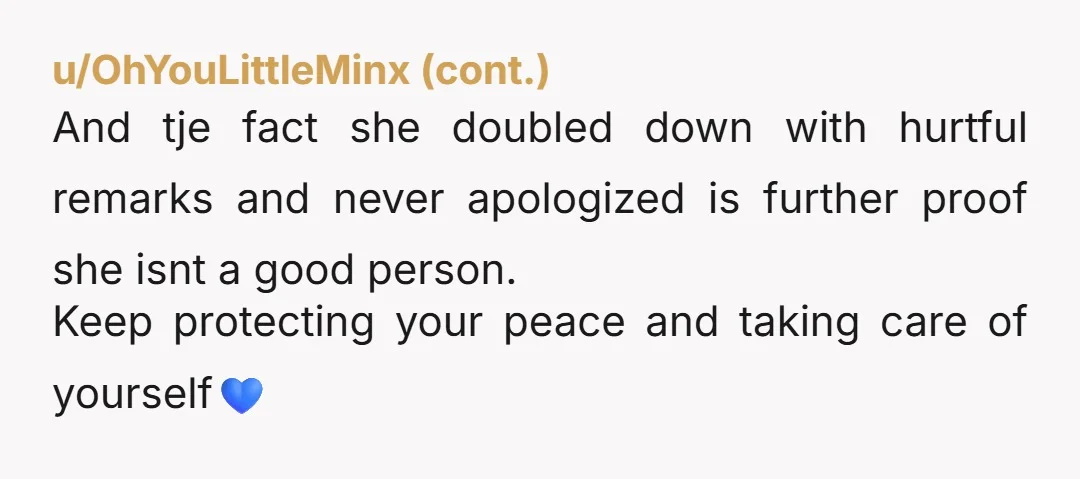 u/kmflushing Absolutely not. After sharing what you did, that was her reaction? Gross lack of empathy is a huge red flag. People can be into scars, that's not the issue....