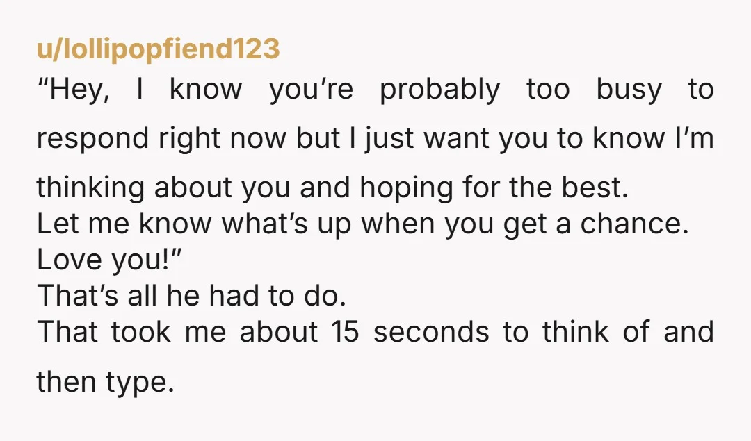 u/Forced_Storm
Sounds like you made the right move.
If you want a long term pertner who cares about your feelings, than he isn't your guy.