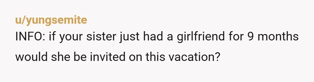 u/BazTheBaptist NAH. you're free (and imo right) to not want that displayed in front of the kids, and you still said the gf could come. She's free to not come...