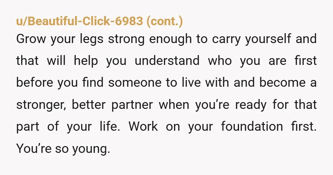 u/atchisonmetal NTA. Your parents should be so proud of you for setting yourself on the adulting course. Parents tend to get needy with their kids in this transition stage. Be...