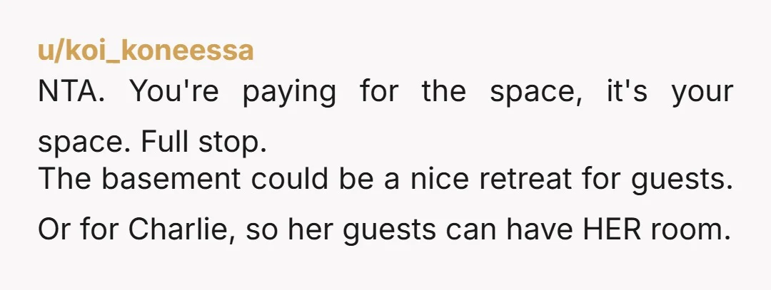 u/rora_borealis NTA And get a real lock for your office. That is private space that you pay extra for.  If you're worried about the landlord, just keep all the doorknob...