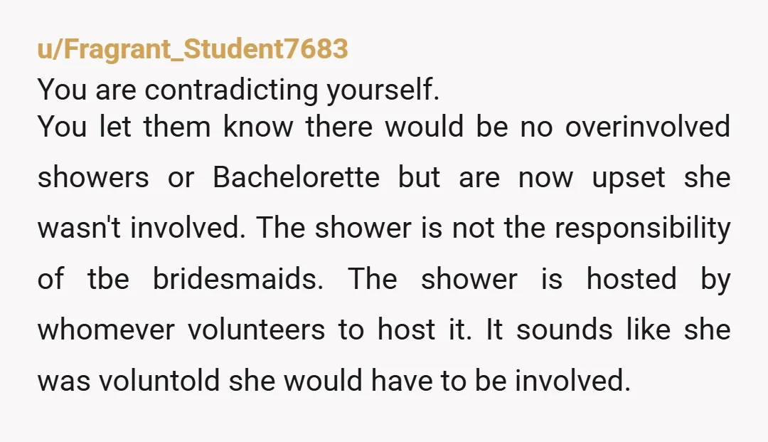 u/OCbrunetteesq You asked too much and your friend sucks. I’ve been in a number of weddings and have never been asked to have meetings to plan or set up or...