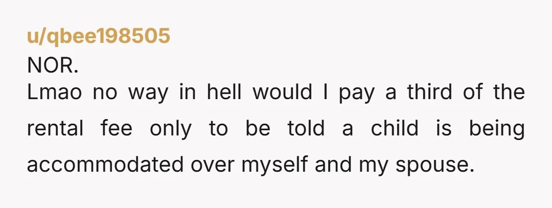 u/Mysterious-Tune-3216 NOR. She's got you and your fiance to pay 1/3 of her family trip for her. Your sister has some nerve.