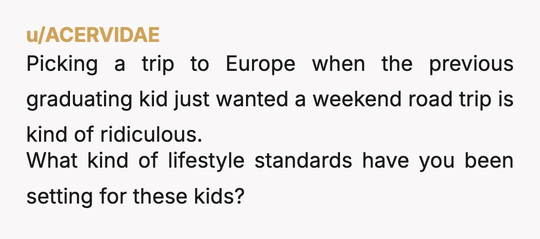 u/Flaky-Hovercraft8768 YTA- if he wants to take a solo trip with his son then that shouldn’t be an issue if he’s ok with paying for it himself. If you do...