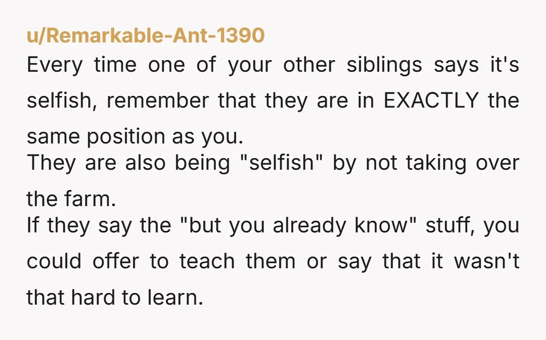 u/2cents0fucks NTA. Your siblings are calling you selfish? Ask them how that applies to you but not them? Even if they say they can't cause reasons, that is still them...