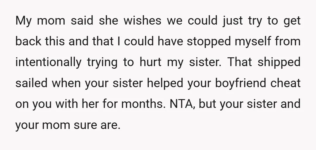 u/Puppet007
NTAH 100%
She taunted you first when you first confronted her about sleeping with your late boyfriend.
At least you dodged a huge bullet.