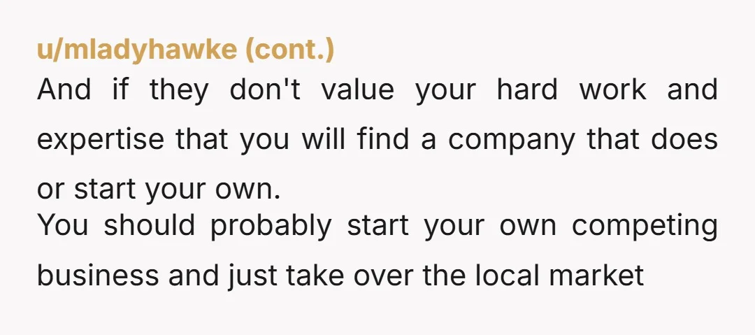 u/00Lisa00 I would sue for back wages as they underpaid you with a verbal promise of future worth.