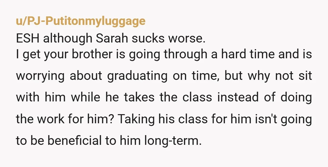 u/Several_Razzmatazz51 If she had kept her mouth shut, none of it would have happened. I would directly tell her that.
