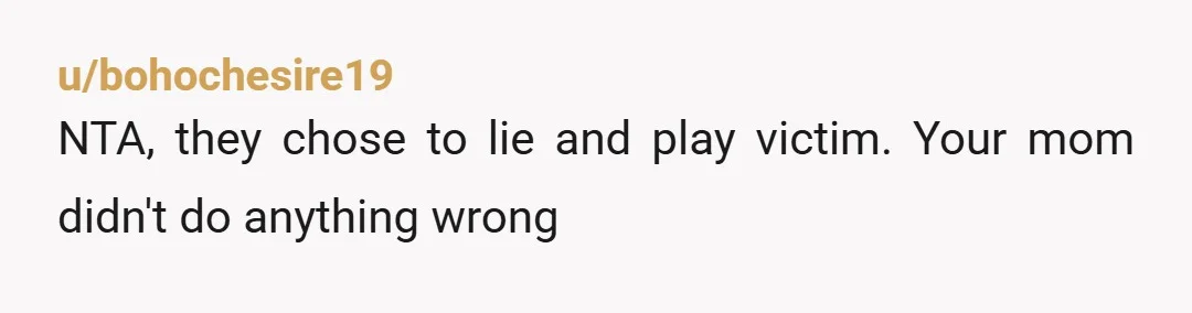 u/ComprehensivePut5569 NTA My former stepmonster was similar to your dad’s wife except she knew better than to try to claim a “mom” title because my mother wouldn’t stand for that...