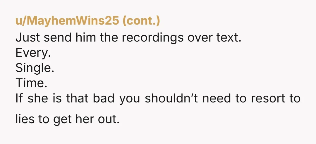 u/StarGlass8859 ESH Framing your step-mom as a cheater is a terrible thing to do, it’s entirely your fault that they are fighting, Your Step mom is awful for treating you...