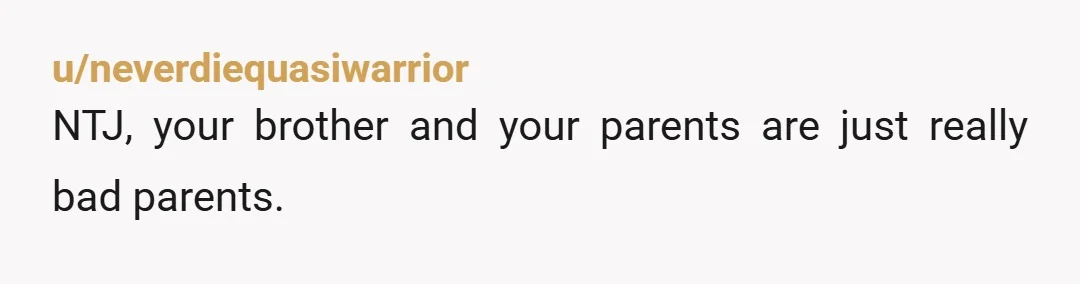 u/lapsteelguitar
Swimming at your place? I wouldn't allow them on my property.
And tell your parents to pound sand.