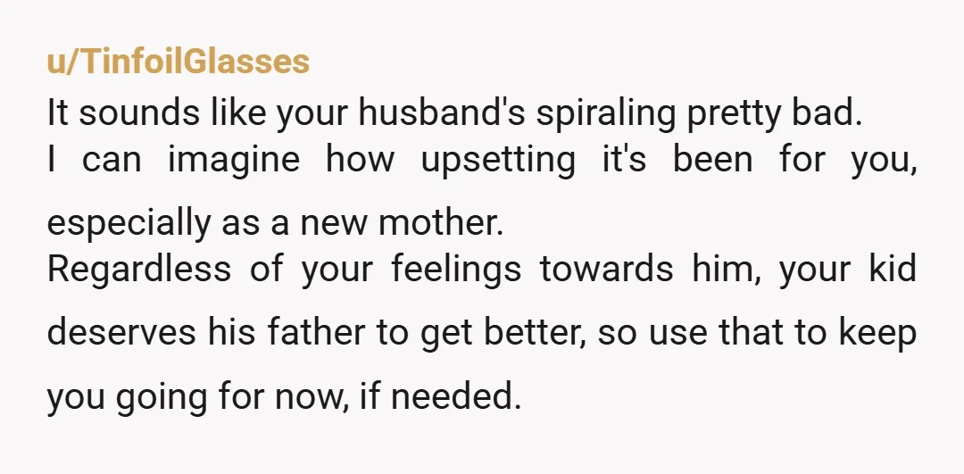 u/WoodenWeather5931
If this was a husband saying this about his wife…
He’d get absolutely roasted here.