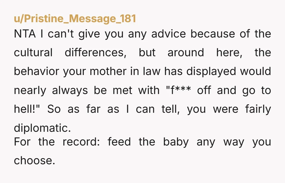 u/Eaups87
“Our ancestors never complained about difficult pregnancies!”
“You’re right.
They died.”
I’m sorry and I’m happy you and your baby are safe and that you stood up for yourself
