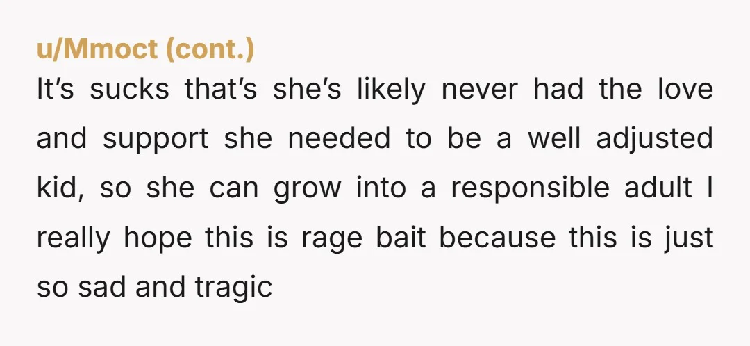 u/OkProgress8545 You said it’s all heresay. Then you say she’s a troublemaker. You contradicted yourself in a couple paragraphs, so it’s hard to trust anything you say. Sounds like you...