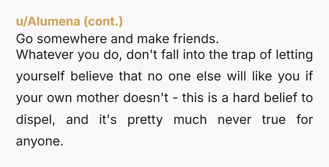 u/l3ex_G Nta that sucks, have you written down all the times your mother has chosen your step sibling over you? Unfortunately parents are conditioned to think their teens are being...