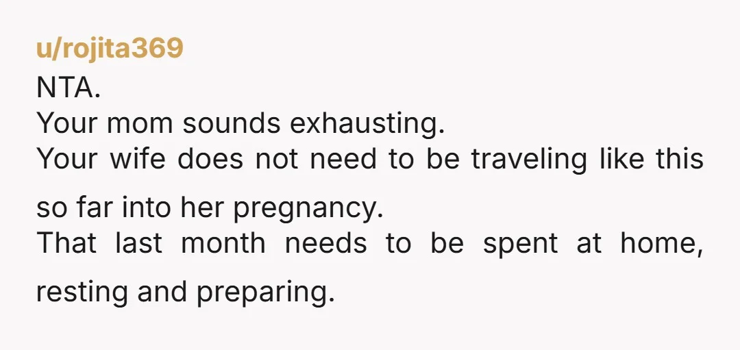 u/peakerforlife NTA. Baby showers are supposed to be about helping the parents to be. Instead, your mom is making this about her. It sounds like she's done this before, for...