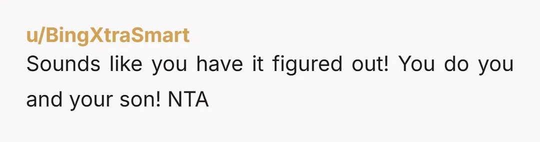 u/Important_Count8954 NTA you cannot light yourself on fire to keep her warm. She’s not your person