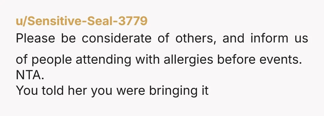 u/n03113ch4n
NTA, you're not a mind-reader.
If I had a potentially life threatening condition, I'd make sure people were aware of it.