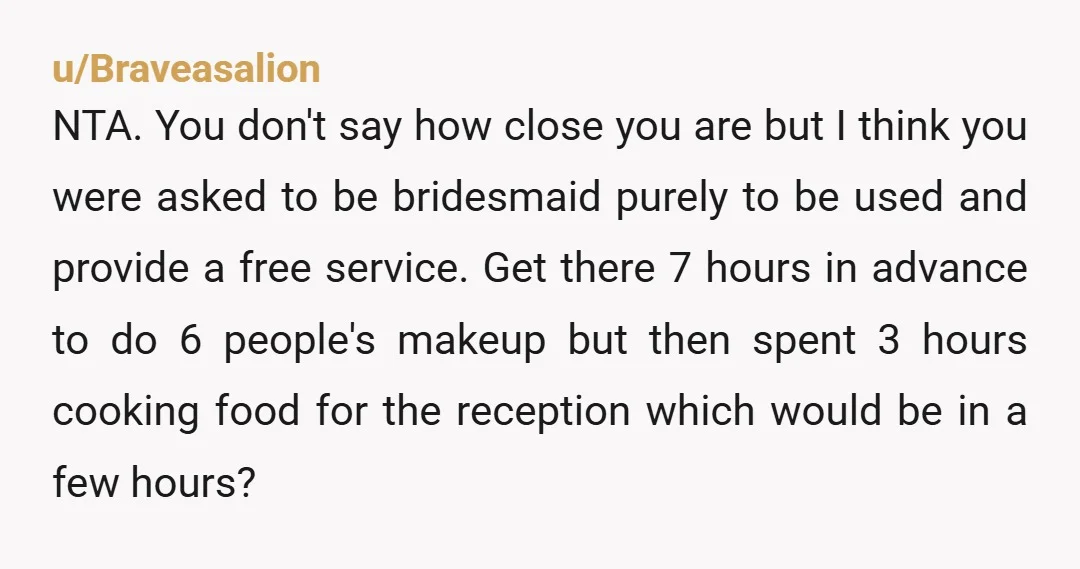 u/MasterZukoFire
NTA, she placed way too many expectations on you which didn’t give you time to get ready