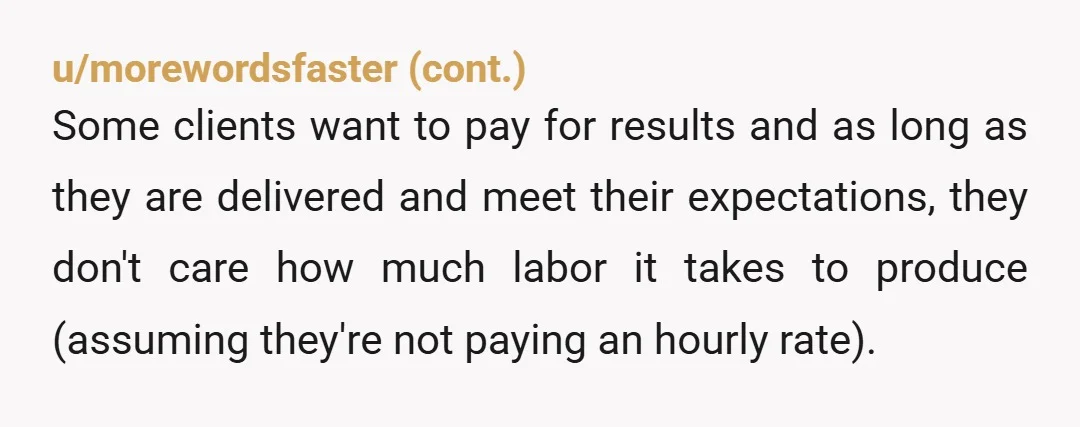 u/let_go_be_bold I am a business owner and I only look at reports if the work isn’t delivering what I need and I am now inspecting them to assess if the...